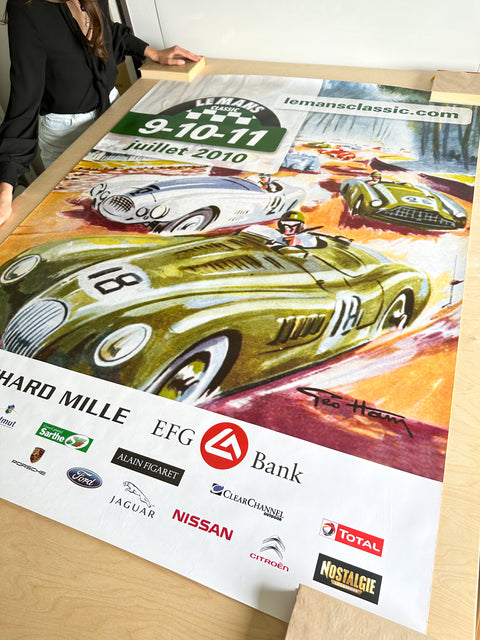 Original 24h Le Mans Poster 2010 By Geo Ham (Big Size)