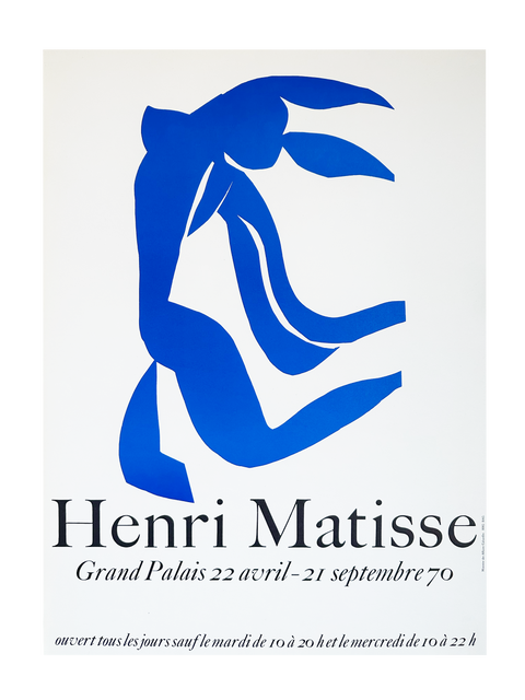 Original Henri Matisse Poster Grand Palais, 1970