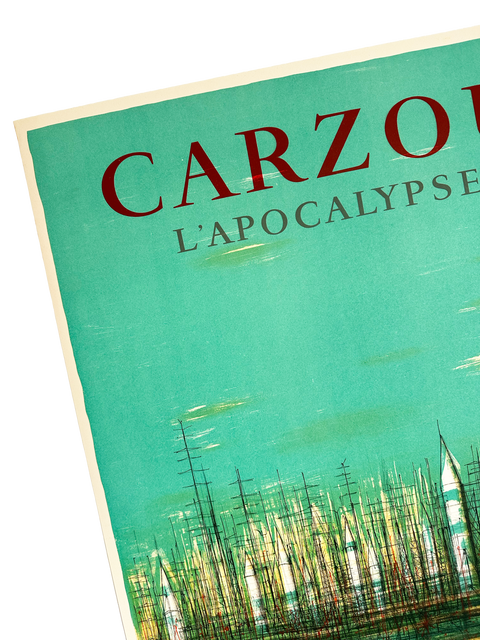 Original Carzou Poster "L'apocalypse", Galerie David et Garnier - Mourlot, 1957