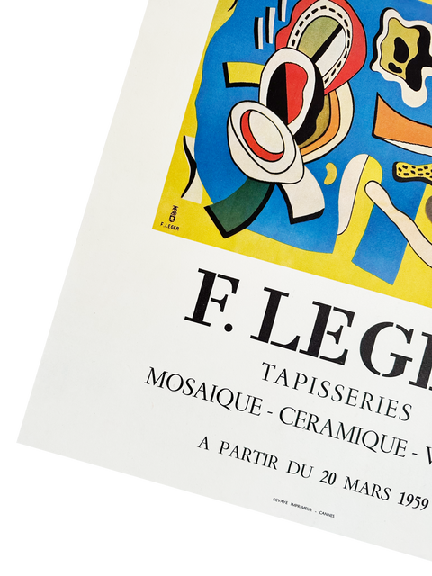 Original Fernand Leger Poster "Tapisseries" 1959