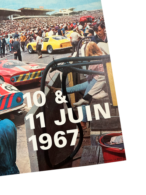 Original Poster Le Mans 24 Hours Race 1967