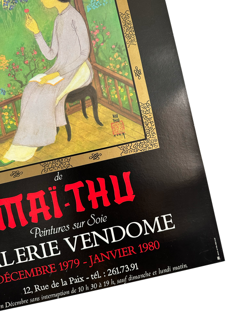 Original Maï-Thu Poster Galerie Vendome - 1980