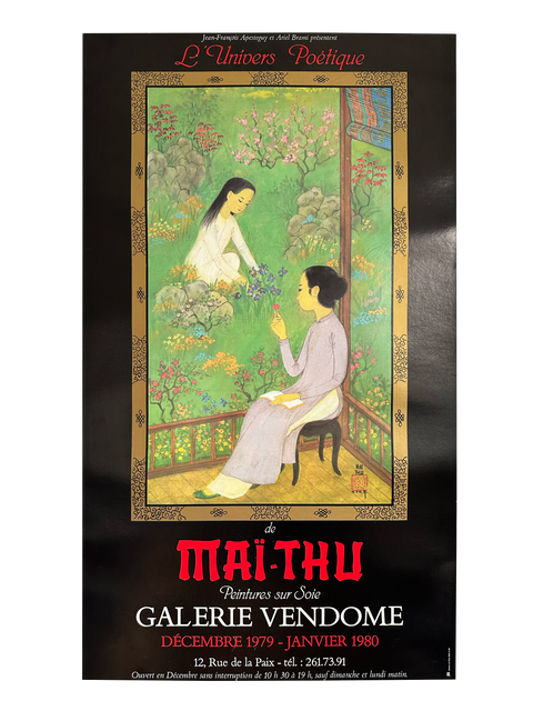 Original Maï-Thu Poster Galerie Vendome - 1980