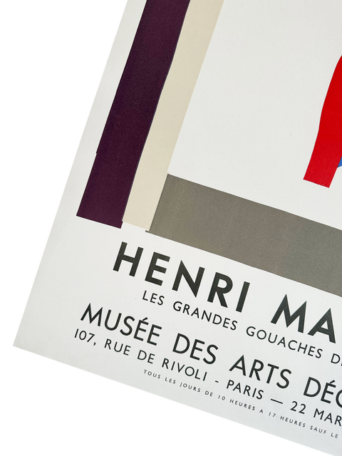 Original Matisse 1961 "Les Grandes Gouaches Découpées", Mourlot