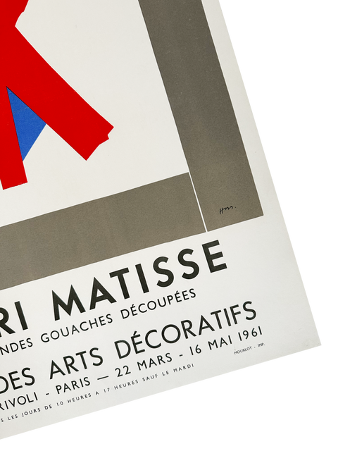 Original Matisse 1961 "Les Grandes Gouaches Découpées", Mourlot