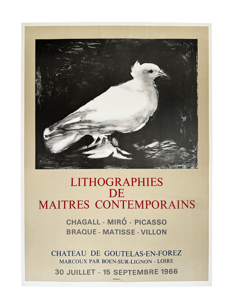 Original Pablo Picasso Lithographies De Maitres Contemporains - Mourlot, 1966