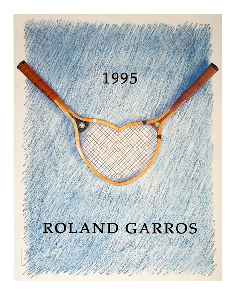 Original Roland Garros Poster By Donald Lepski, 1995