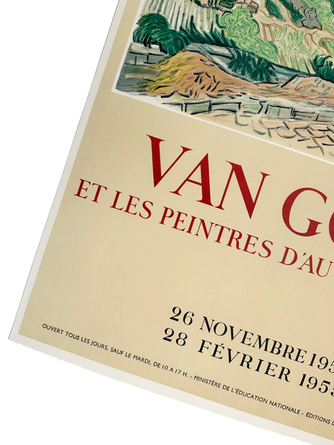 Original Van Gogh Poster Orangerie Des Tuileries 1954 - Mourlot (Arch Paper)